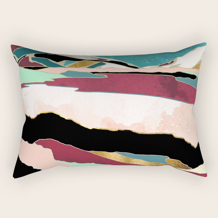 Teal Sky Rectangular Pillow Gallery Image 1