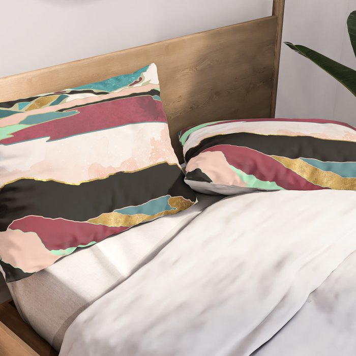 Teal Sky Pillow Sham Gallery Image 2