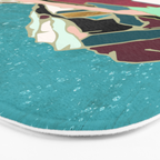 Teal Sky Bath Mat Gallery Image 3