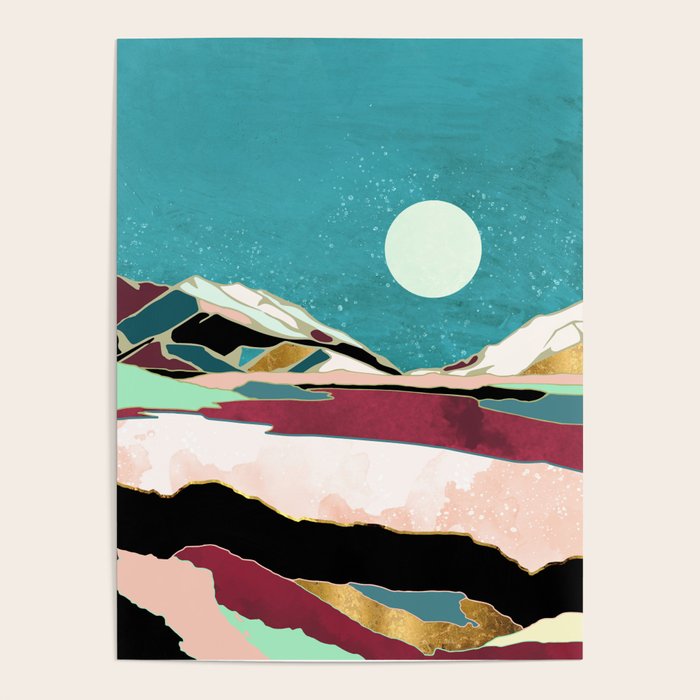 Teal Sky Poster Gallery Image 1