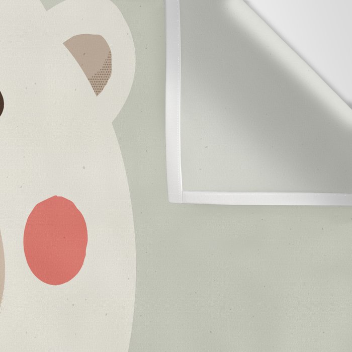Polar Bear, Animal Portrait Wall Tapestry Gallery Image 3