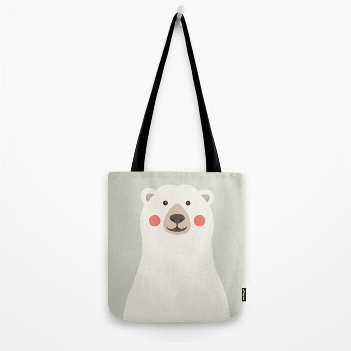Polar Bear, Animal Portrait Tote Bag Gallery Image 2
