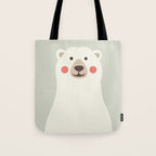 Polar Bear, Animal Portrait Tote Bag Gallery Image 1