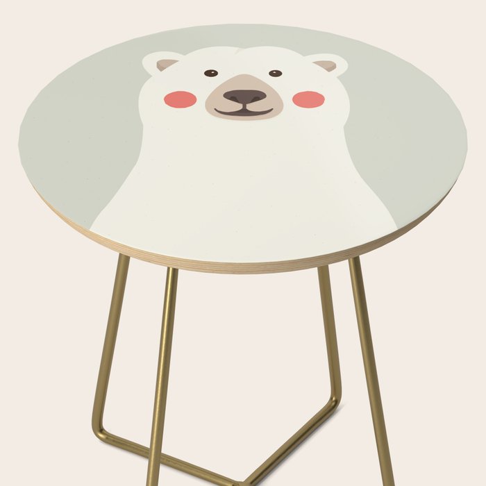 Polar Bear, Animal Portrait Side Table Gallery Image 2