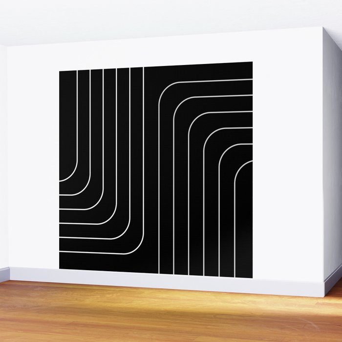 Searching (black) Wall Mural Gallery Image 2
