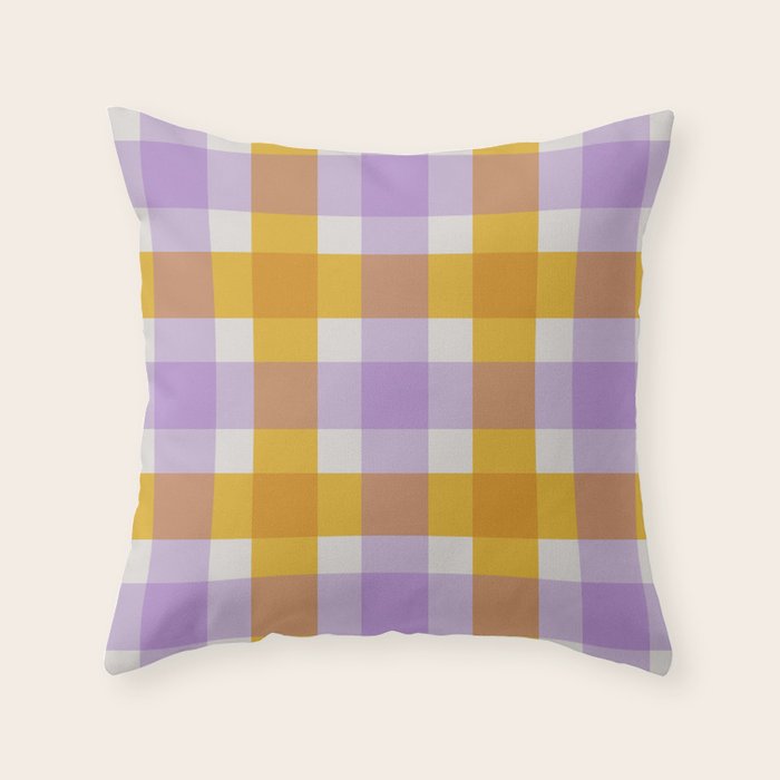 Soothing Geometric Blocks PY Throw Pillow Gallery Image 6