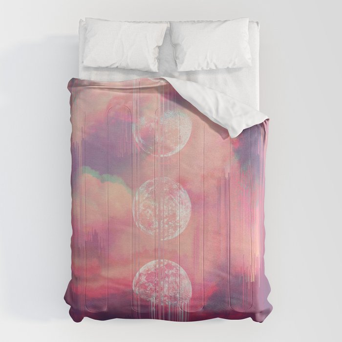 Moontime Glitches Comforter Gallery Image 1