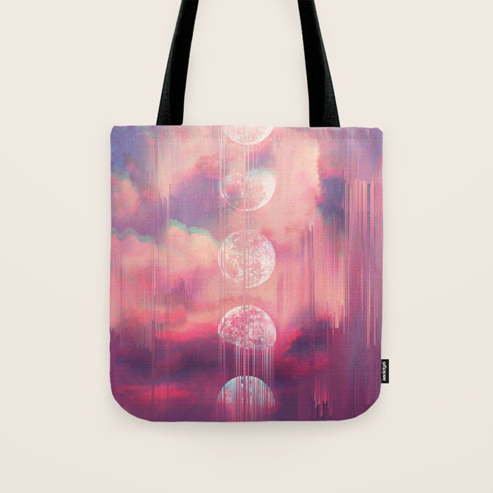 Moontime Glitches Tote Bag Gallery Image 1