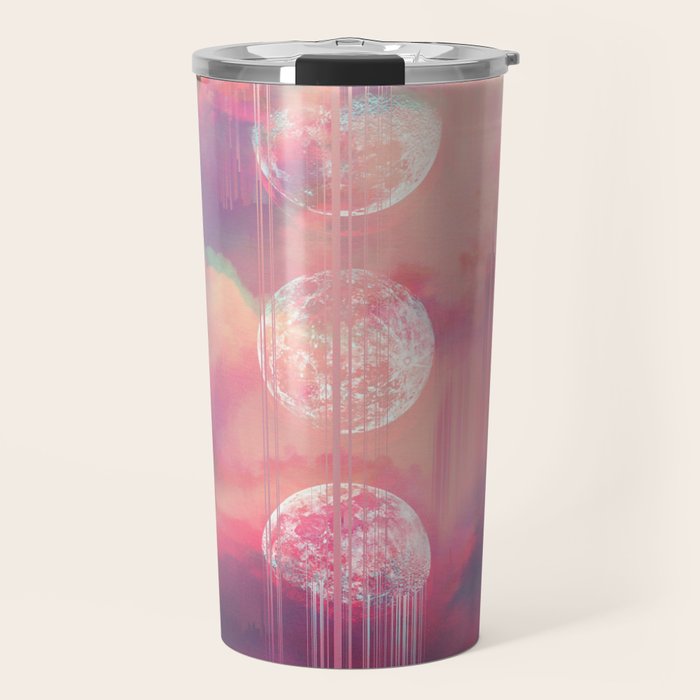 Moontime Glitches Travel Mug Gallery Image 1
