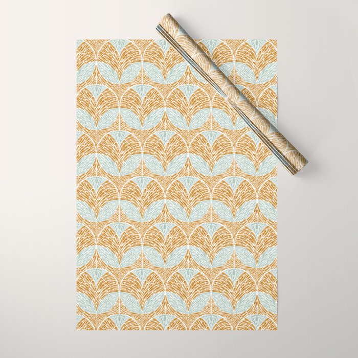 Rustic Follage Elegance Wrapping Paper Gallery Image 1