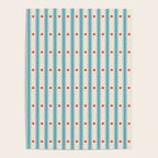 Stripes With Lines and Dots pattern blue and red  Poster Gallery Image 4