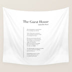 The Guest House by Rumi Wall Tapestry Gallery Image 4