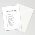 The Guest House by Rumi Stationery Card Gallery Image 2