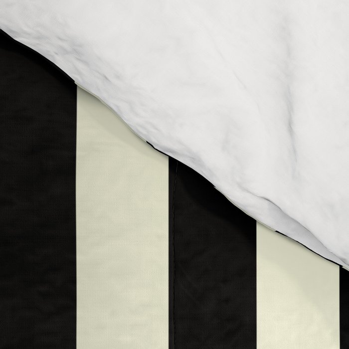 Pale Cream and Black Stripe Comforter Gallery Image 4