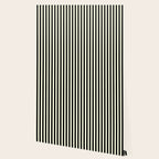 Pale Cream and Black Stripe Wallpaper Gallery Image 2