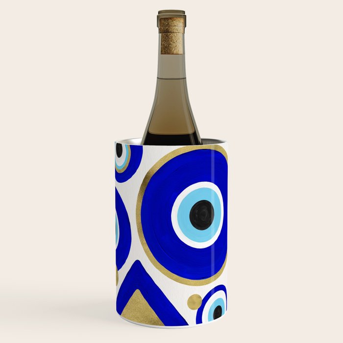 Evil Eye Charms on White Wine Chiller Gallery Image 3