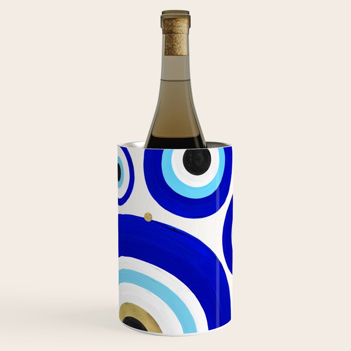 Evil Eye Charms on White Wine Chiller Gallery Image 2