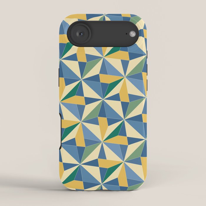 Kaleidoscope Tile Pattern XV Bold Colorful Summer iPhone Case Gallery Image 2