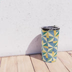 Kaleidoscope Tile Pattern XV Bold Colorful Summer Travel Mug Gallery Image 4