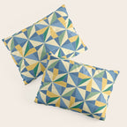 Kaleidoscope Tile Pattern XV Bold Colorful Summer Pillow Sham Gallery Image 3