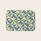 Kaleidoscope Tile Pattern XV Bold Colorful Summer Bath Mat Gallery Image 1