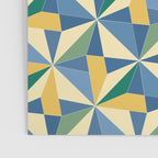 Kaleidoscope Tile Pattern XV Bold Colorful Summer Poster Gallery Image 3