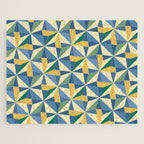Kaleidoscope Tile Pattern XV Bold Colorful Summer Jigsaw Puzzle Gallery Image 1