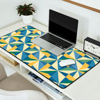Kaleidoscope Tile Pattern XV Bold Colorful Summer Desk Mat Gallery Image 2