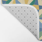 Kaleidoscope Tile Pattern XV Bold Colorful Summer Bath Mat Gallery Image 2