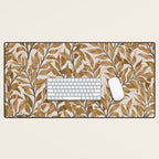  Autumn Botnica Foliage in Neutral Desk Mat Gallery Image 1