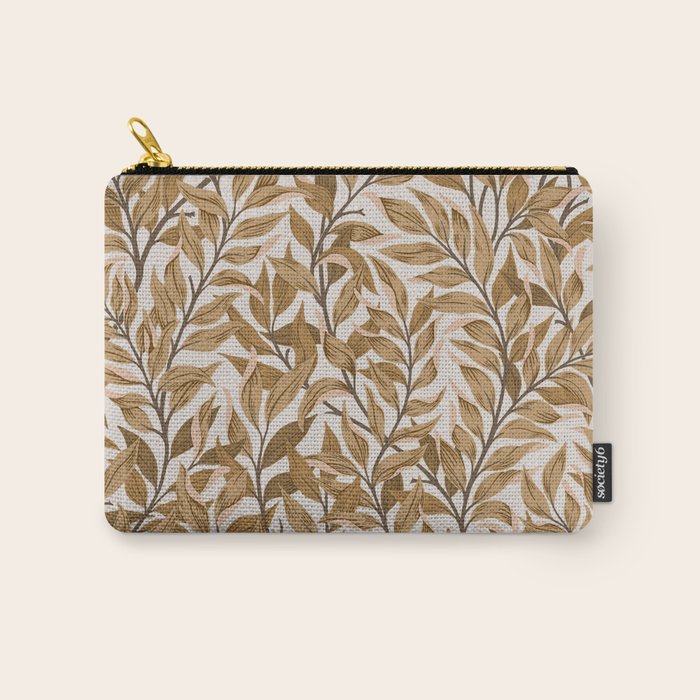  Autumn Botnica Foliage in Neutral Carry All Pouch Gallery Image 1