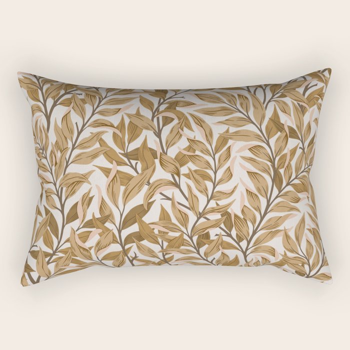  Autumn Botnica Foliage in Neutral Rectangular Pillow Gallery Image 2