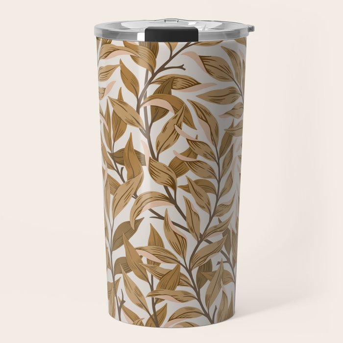  Autumn Botnica Foliage in Neutral Travel Mug Gallery Image 1