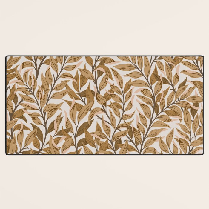  Autumn Botnica Foliage in Neutral Desk Mat Gallery Image 3
