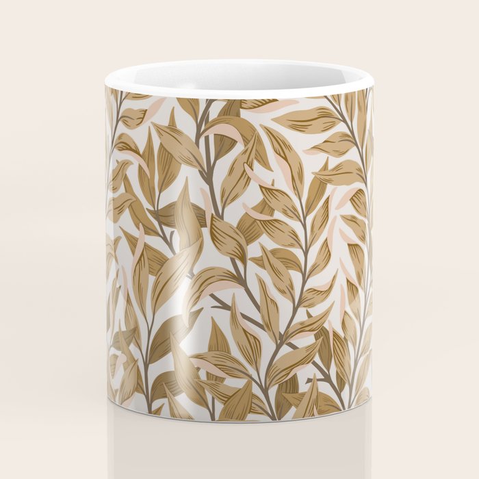  Autumn Botnica Foliage in Neutral Coffee Mug Gallery Image 4