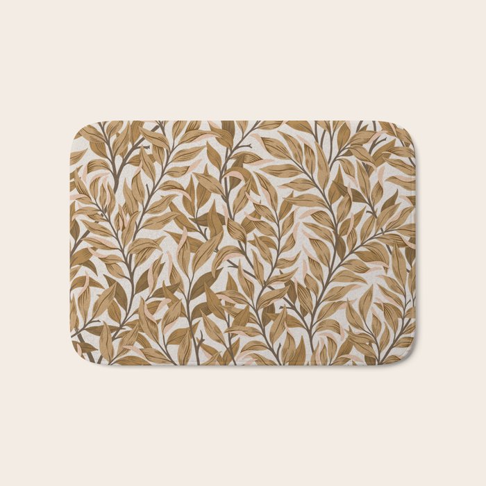  Autumn Botnica Foliage in Neutral Bath Mat Gallery Image 1