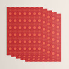 Orange Boho Oriental Traditional Antique Moroccan Style Wrapping Paper Gallery Image 3