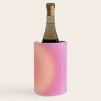 Magical Night | 01 - Gradient Print, Aura Art, Dark Blue And Pink Gradient Wine Chiller Gallery Image 3
