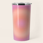 Magical Night | 01 - Gradient Print, Aura Art, Dark Blue And Pink Gradient Travel Mug Gallery Image 1