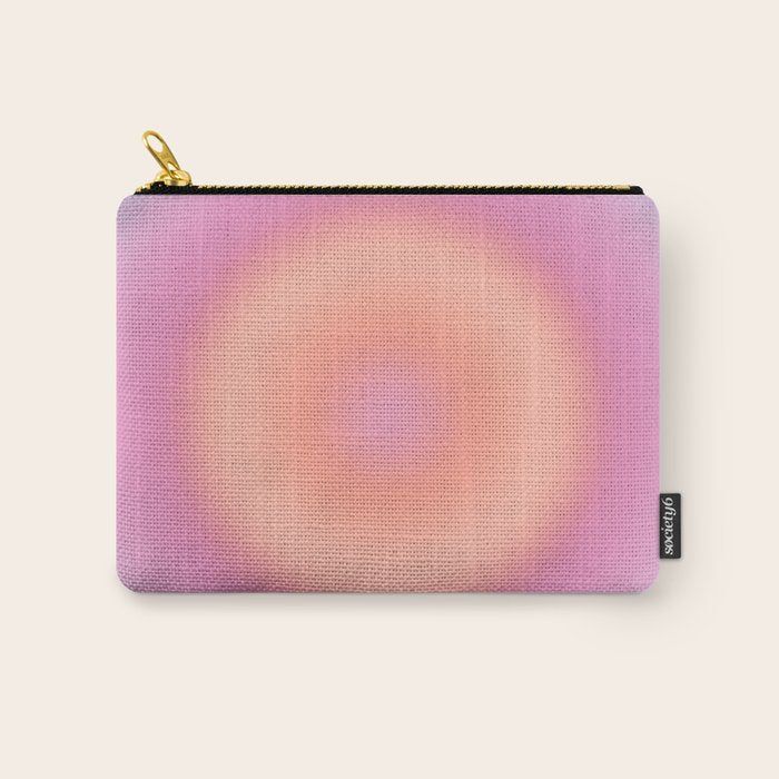 Magical Night | 01 - Gradient Print, Aura Art, Dark Blue And Pink Gradient Carry All Pouch Gallery Image 1
