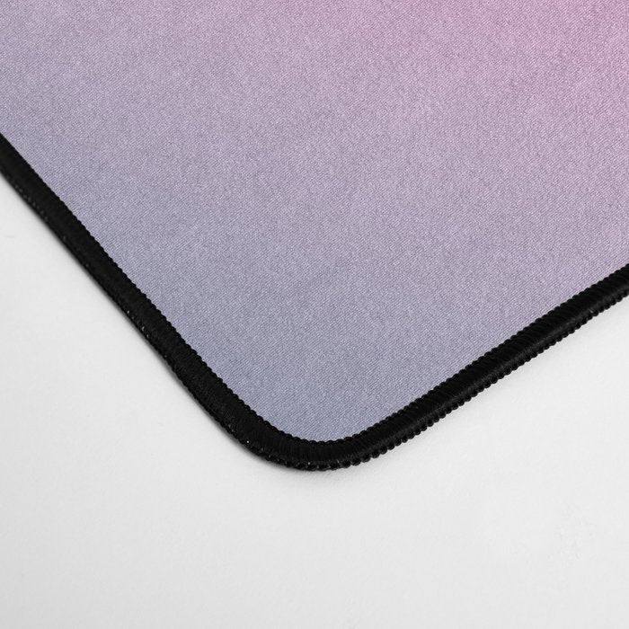 Magical Night | 01 - Gradient Print, Aura Art, Dark Blue And Pink Gradient Desk Mat Gallery Image 4