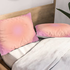 Magical Night | 01 - Gradient Print, Aura Art, Dark Blue And Pink Gradient Pillow Sham Gallery Image 2