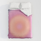 Magical Night | 01 - Gradient Print, Aura Art, Dark Blue And Pink Gradient Duvet Cover Gallery Image 6