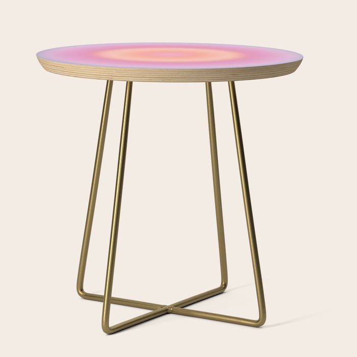 Magical Night | 01 - Gradient Print, Aura Art, Dark Blue And Pink Gradient Side Table Gallery Image 1