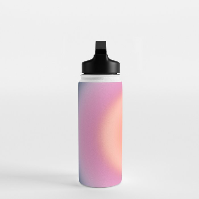 Magical Night | 01 - Gradient Print, Aura Art, Dark Blue And Pink Gradient Water Bottle Gallery Image 3