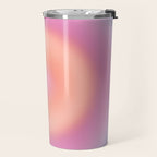 Magical Night | 01 - Gradient Print, Aura Art, Dark Blue And Pink Gradient Travel Mug Gallery Image 2