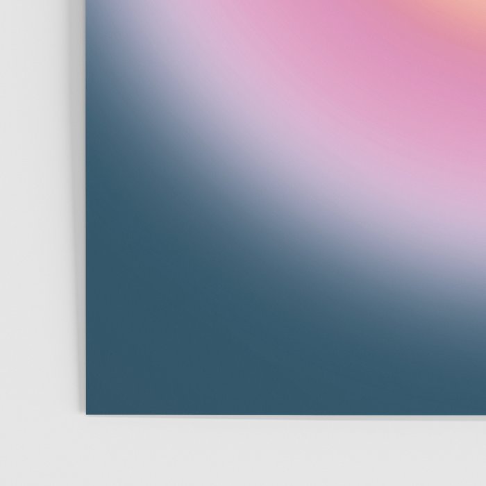 Magical Night | 01 - Gradient Print, Aura Art, Dark Blue And Pink Gradient Poster Gallery Image 3