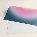 Magical Night | 01 - Gradient Print, Aura Art, Dark Blue And Pink Gradient Wrapping Paper Gallery Image 2