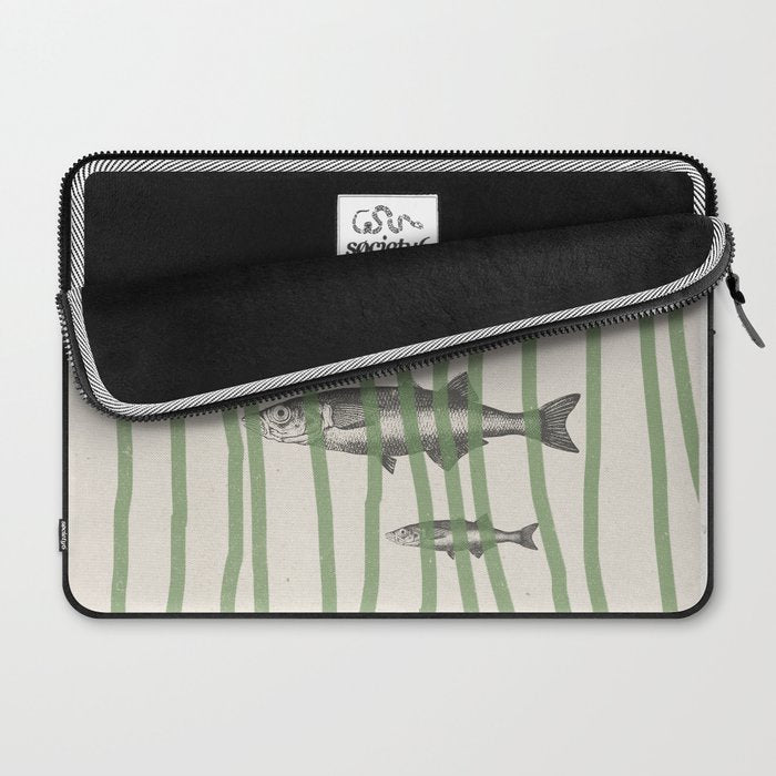 Fish in the grass Laptop Sleeve Gallery Image 2