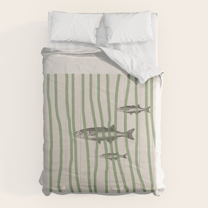 Fish in the grass Comforter Gallery Image 6